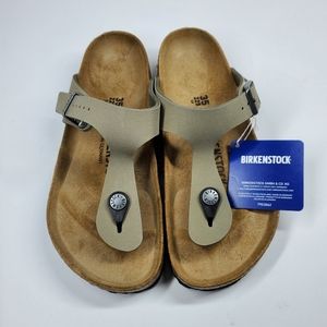 New Birkenstock Gizeh Khaki Green Sandals